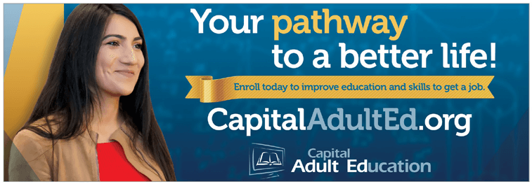 Capital Adult Education will help to improve your education and job skills